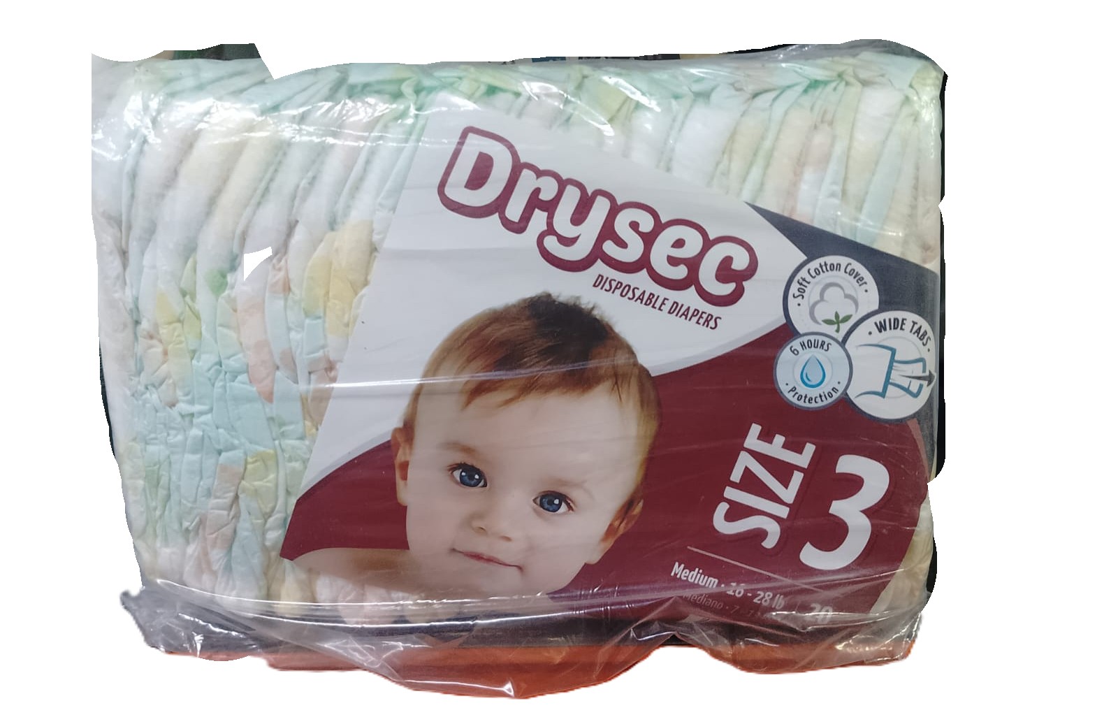 Drysec Disposable Diapers Talla 3 20 pañales